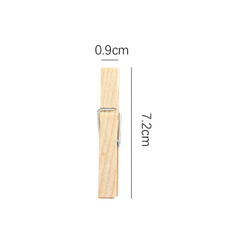 Kẹp gỗ trơn bộ 10 chiếc (size 7,2cm x 0,9cm)