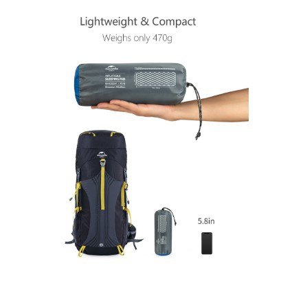 [BẢNH BAO - 5 SAO]  Đệm hơi TPU siêu nhẹ CÁCH NHIỆT, THOÁNG KHÍ NatureHike NH19Z032-P (không bao gồm túi hơi)