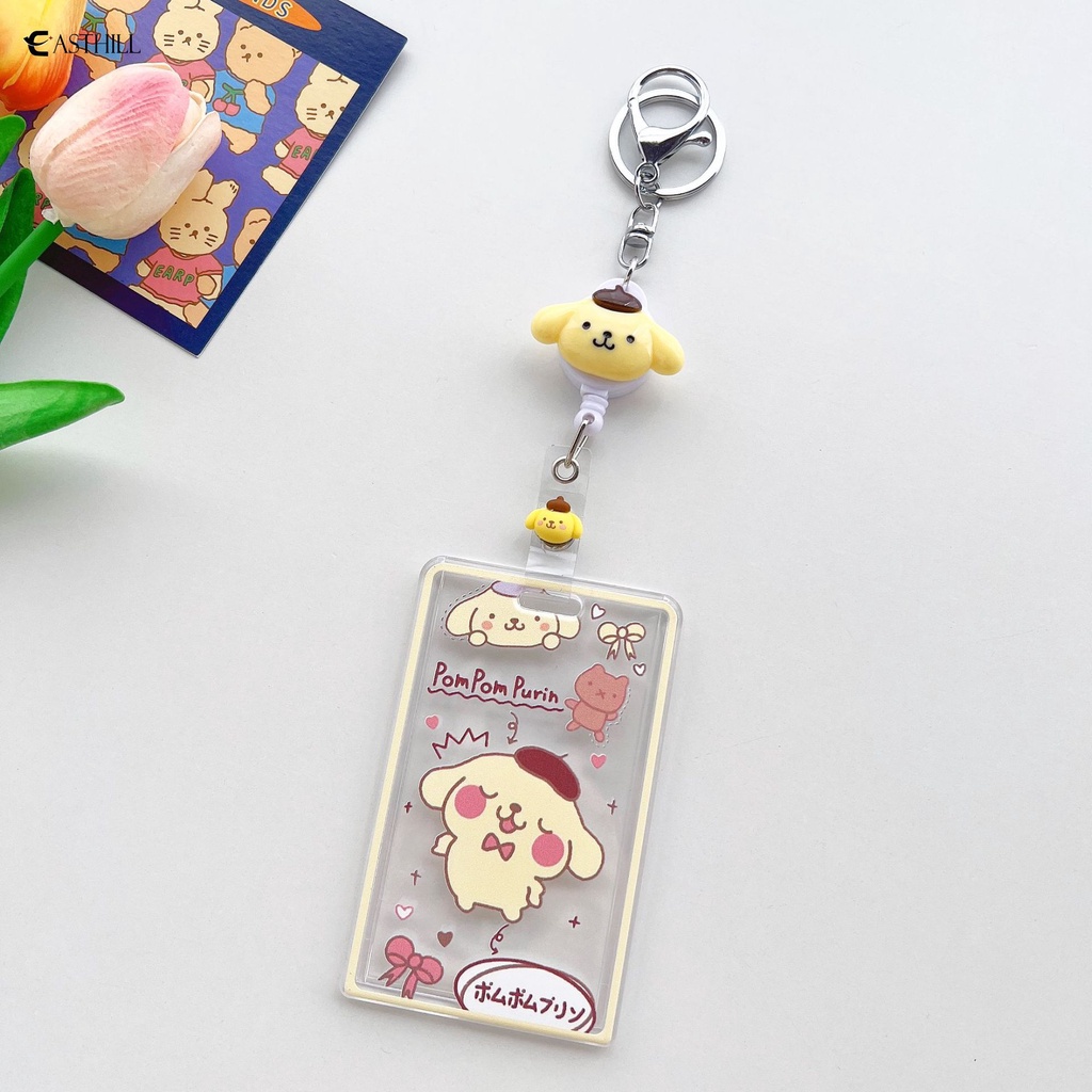 Vỏ Bọc Thẻ Xe Buýt Trong Suốt In Hoạt Hình Sanrioed Kulomi My Melody Cinnamoroll Dễ Thương Sáng Tạo Thích Hợp Làm Quà Sinh Nhật Cho Bé