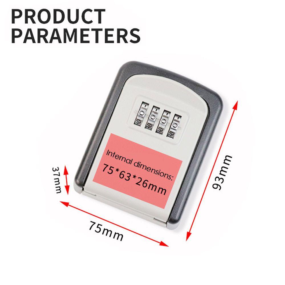 FOREVER Ổ Khóa Hành Lý 4 Chữ Số 4 Chữ Số Gắn Tường