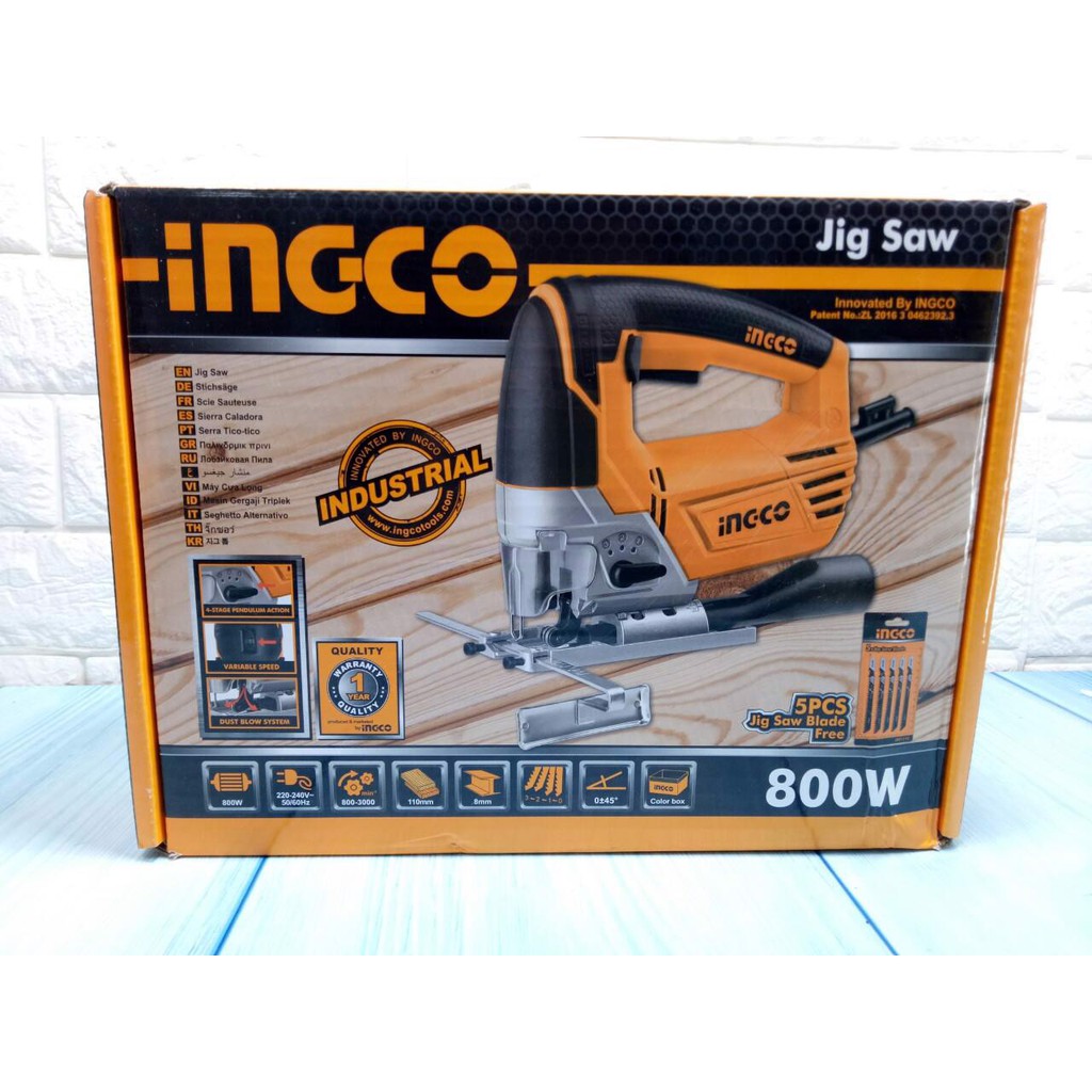 MÁY CƯA LỌNG 800W INGCO JS80028 CHÍNH HÃNG