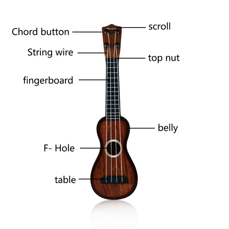 Đàn Ukulele 4 dây mini cho bé tập chơi