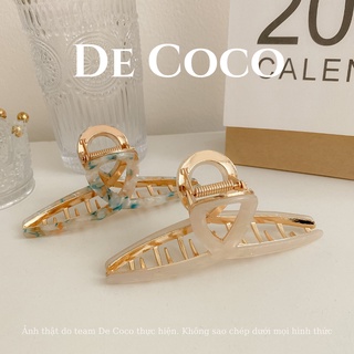 Kẹp tóc nữ DECOCO ACC The Marble vân đá DECOCO ACC ACCESSORIES