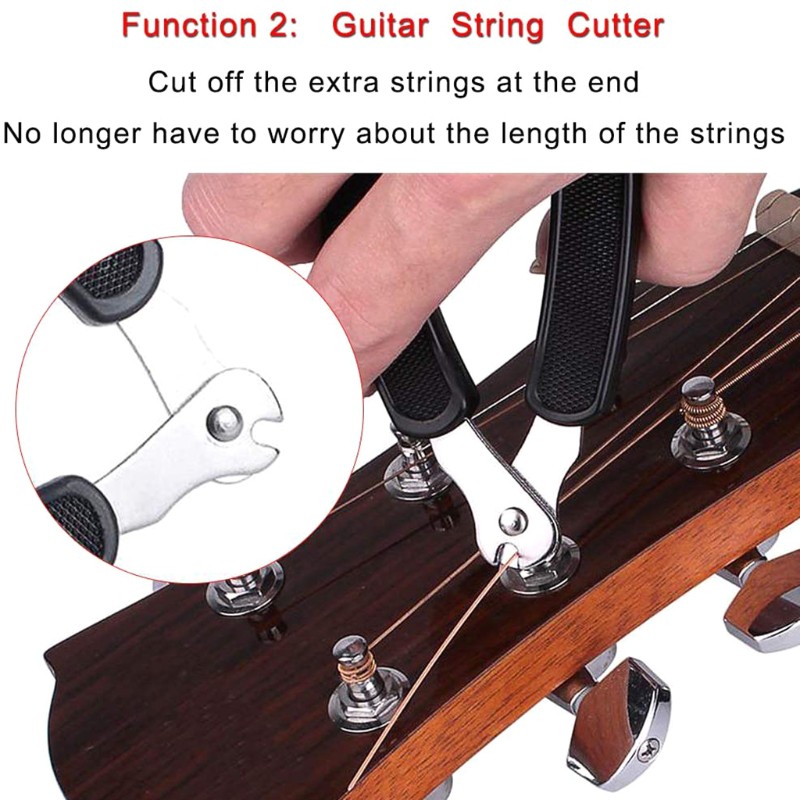 Dụng Cụ Cắt Dây Đàn Guitar 3 Trong 1 Tiện Dụng