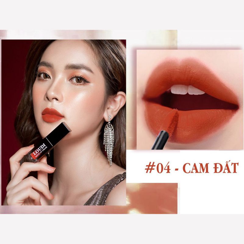 Son kem Loudi màu đỏ Loudi