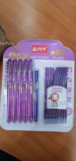 Combo  Vỏ viết ,ruột  ủi bay màu