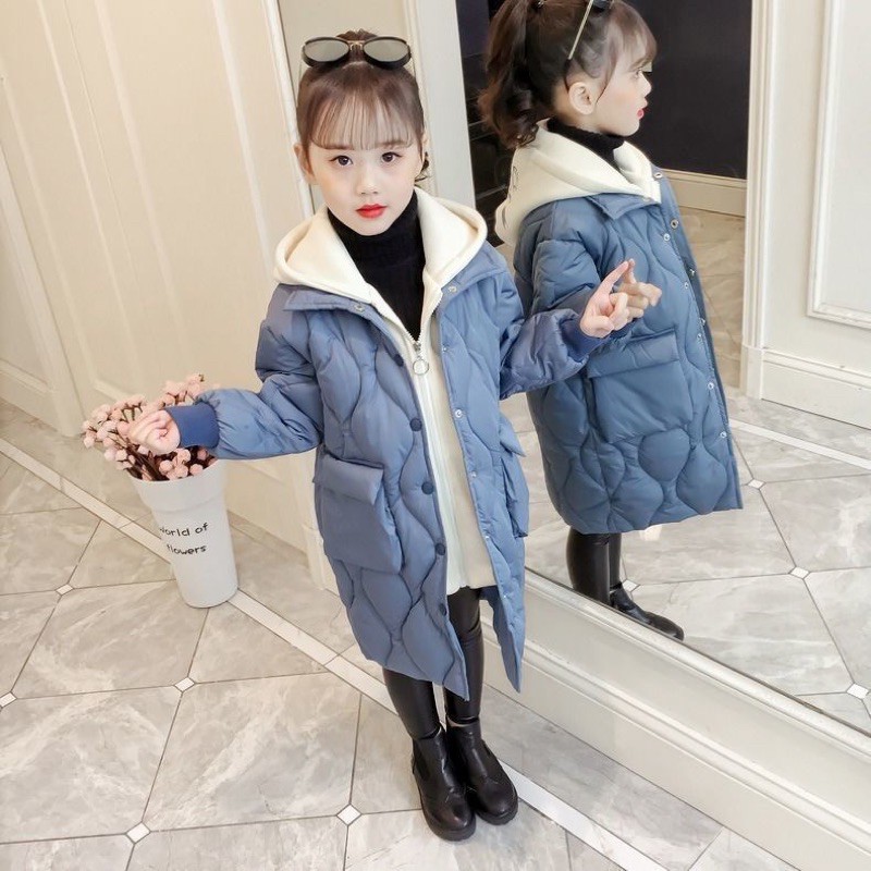 ÁO PHAO MỦ LÔNG BÉ GÁI PHONG CÁCH HÀN QUỐC HÀNG NK QUẢNG CHÂU CAO CẤP