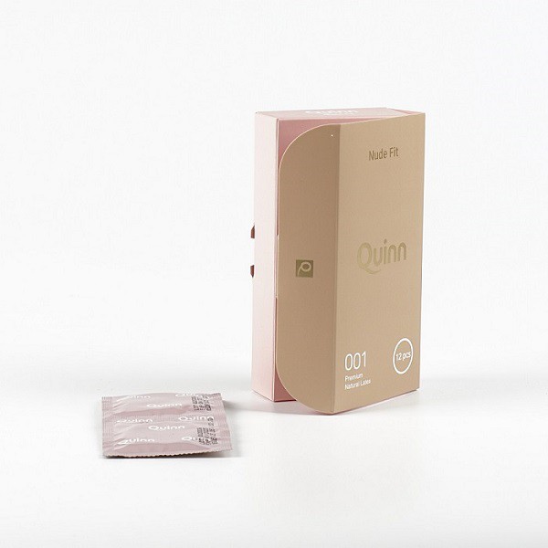 Bao Cao Su Hàn Quốc Siêu Mỏng Quinn Nude Fit 001 - Ôm Sát, Chống Tuột - Hộp 12 cái