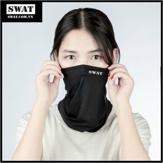 [ CHO CHỌN MÀU] - Khăn ĐA NĂNG MÀU ĐEN FULL SWAT phản quang chống nắng giá sỉ - Khăn trùm đa năng SWAT