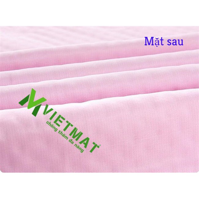 Size 50x70cm tấm lót chống thấm cho bé Vietmat lót nôi cũi, trải trên nệm từ sơ sinh đến 1 tuổi, không nóng, thoáng mát