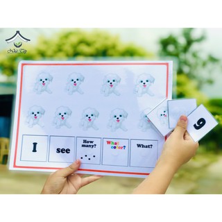 [Học liệu dính dán] Học liệu tập đếm