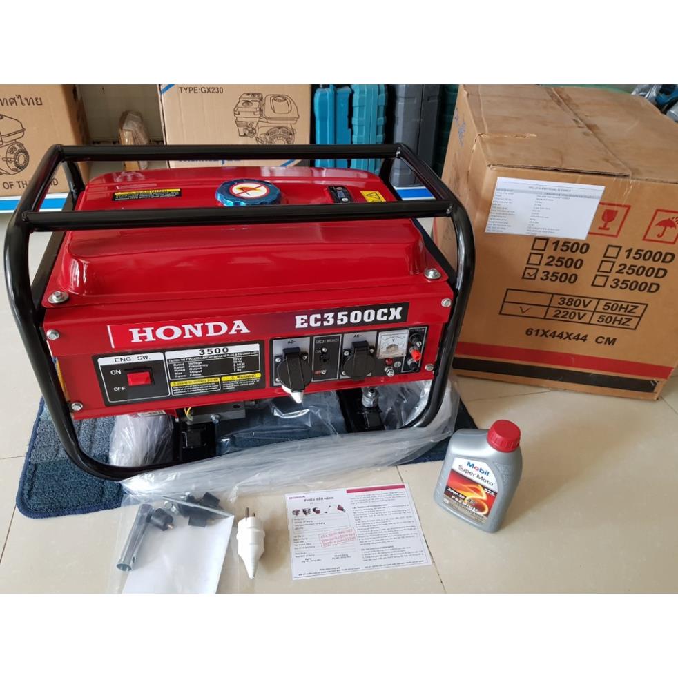 Máy phát điện Honda EC3500CX thái lan công suất 3,5kW, tiết kiệm nhiên liệu