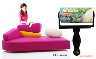 Combo 2 cây lăn bụi quần áo 90 lớp