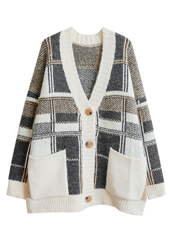 Áo khoác cardigan chất liệu dệt kim xinh xắn thời trang dáng rộng thời trang cho nữ | BigBuy360 - bigbuy360.vn