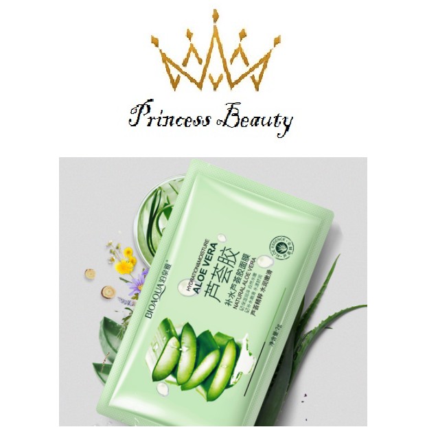 (Sỉ) Mặt Nạ Ngủ Gel Lô Hội Bioaqua Dưỡng Ẩm Se Khít Lỗ Chân Lông Giúp Sáng Da Princess Beauty