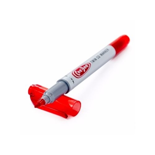 Bút lông dầu Thiên Long xanh/ đỏ/ đen  màu mực đậm tươi, hai đầu nét to/nhỏ