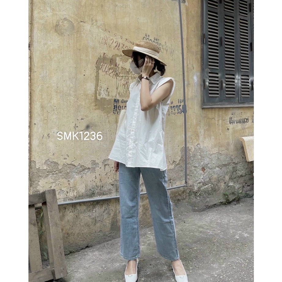 SMK1236- ÁO SƠ MI TAY HẾN