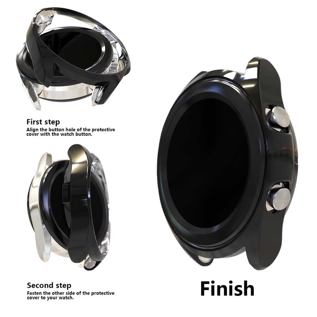 Ốp Bảo Vệ Màn Hình Đồng Hồ Thông Minh samsung galaxy watch 3 41mm 45mm Bằng TPU Mềm
