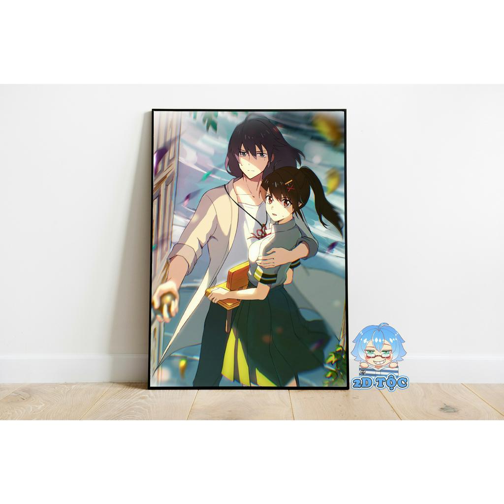 TRANH POSTER A3 Anime Manga Khóa chặt cửa nào Suzume Suzume no Tojimari CHẤT LIỆU GIẤY CAO CẤP - 2D Tộc Shop
