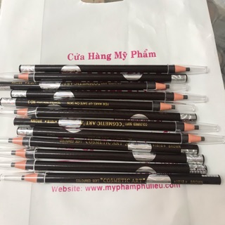 Chì xé xịn có tem kẻ chân mày màu nâu đen