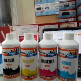 Combo 6 chai mực 1 lít Epson dye uv