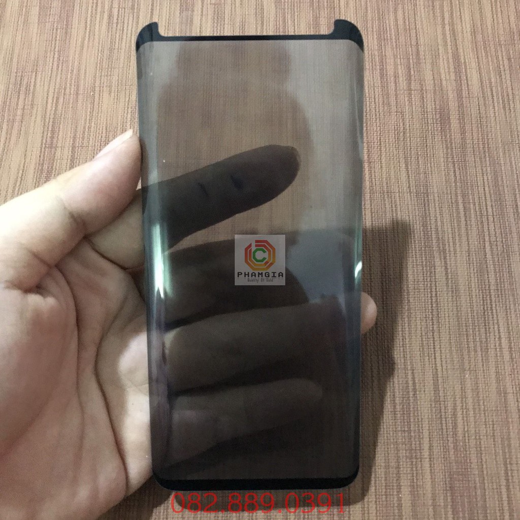 Kính cường lực chống nhìn trộm samsung S8, full keo, full màn hình, full phụ kiện