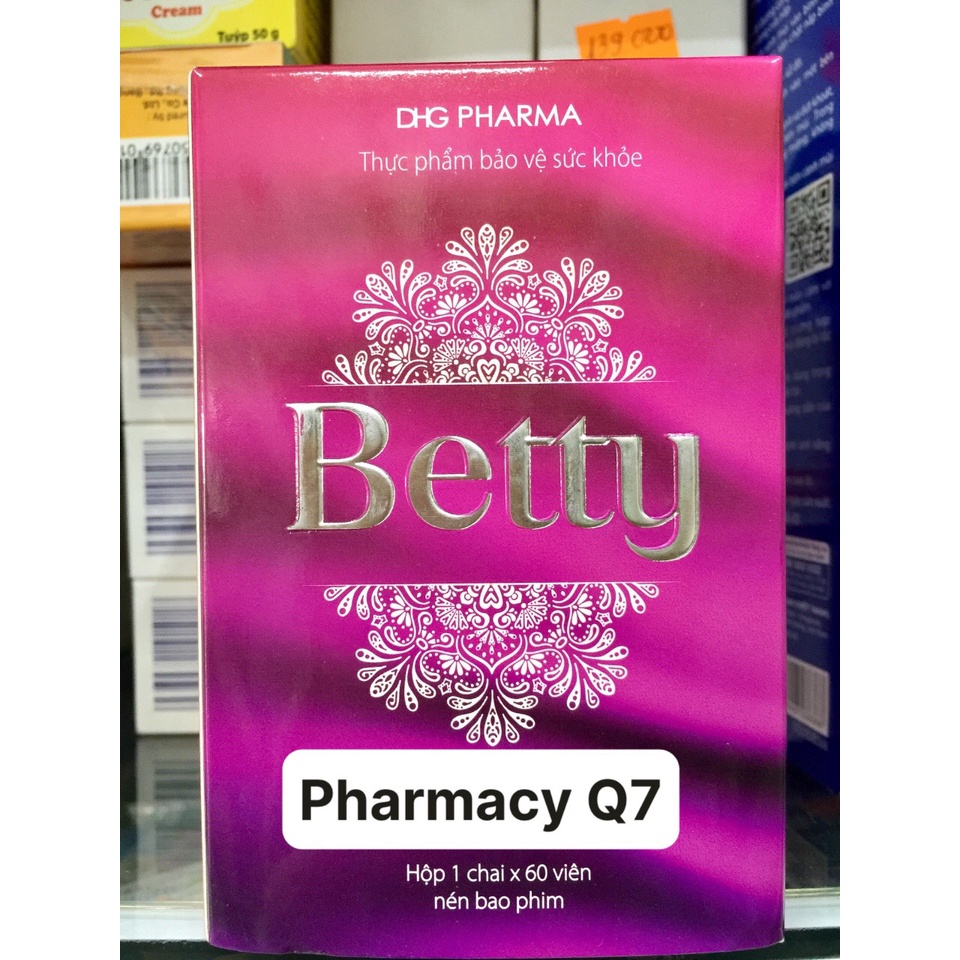 Betty thực phẩm hỗ trợ điều hòa kinh nguyệt (Chai 60 viên)