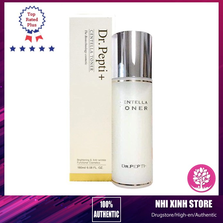 Nước Hoa Hồng Dưỡng Da Căng Bóng Dr. Pepti + Centella Toner 180ml | BigBuy360 - bigbuy360.vn