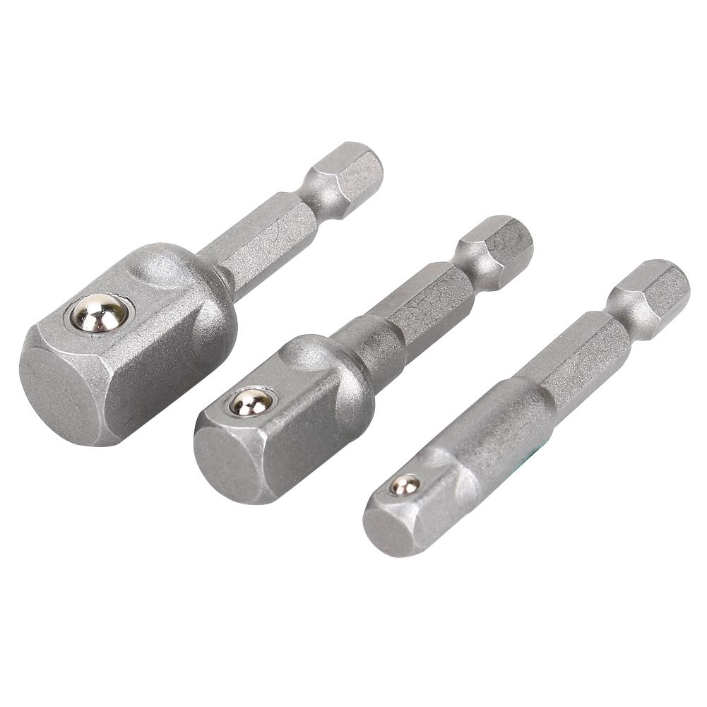 Set 3 đầu nối khí nén chuyên dụng cho mũi khoan sang 1/4" 3/8" 1/2"