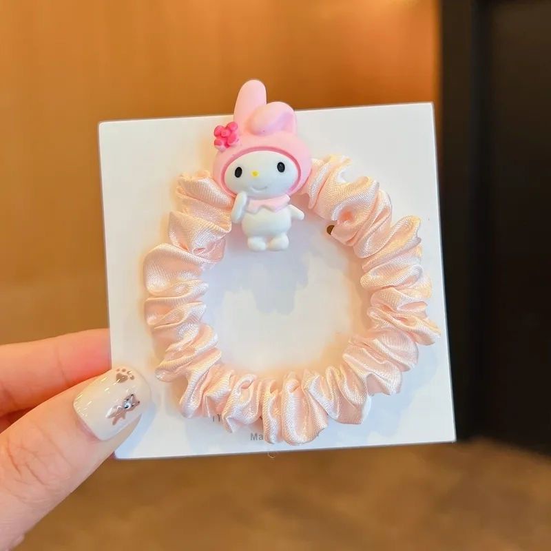 Dây Buộc Tóc Cao Su Họa Tiết Hoạt Hình Cún Cinnamon Ngọt Ngào Cho Học Sinh