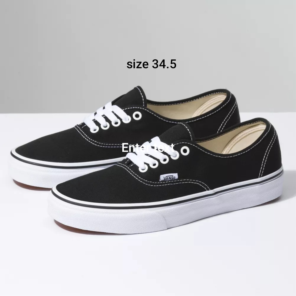 Giày Vans chính hãng Old skool authentic slip on size 34.5 35 36
