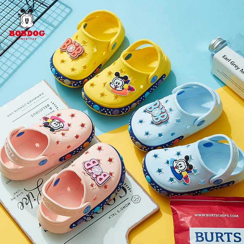Dép Sục Bobdog Cho Bé Trai Bé Gái BD-1702 - Dép Sục Chính Hãng Siêu Nhẹ Chống Trơn Trượt.