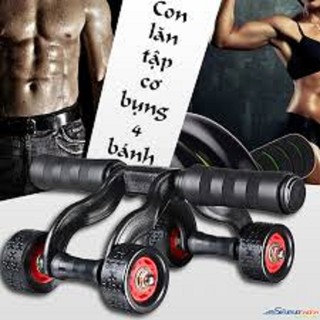 Con lăn 4 bánh tập thể dục tại nhà
