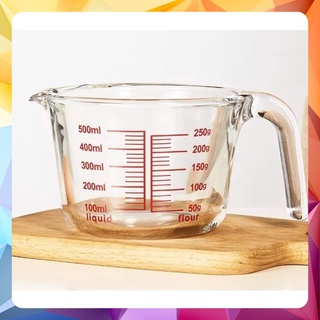 Ca đo lường thủy tinh cao cấp chịu nhiệt chia vạch 500ml-1000ml