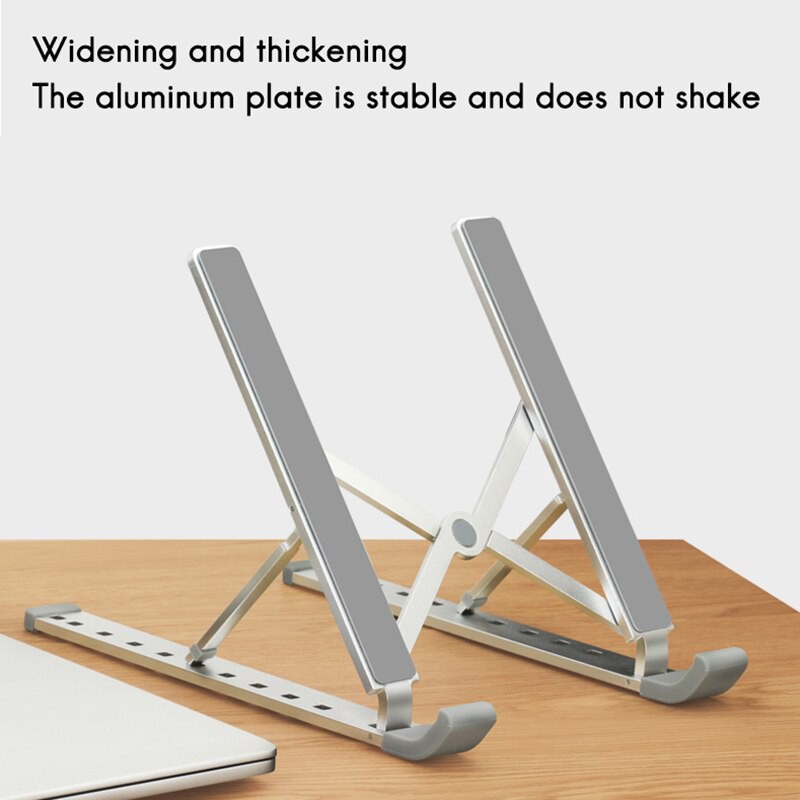Giá đỡ laptop stand nhôm hỗ trợ tản nhiệt có thể gấp gọn chỉnh độ cao để laptop ipad macbook surface N3 cao cấp.