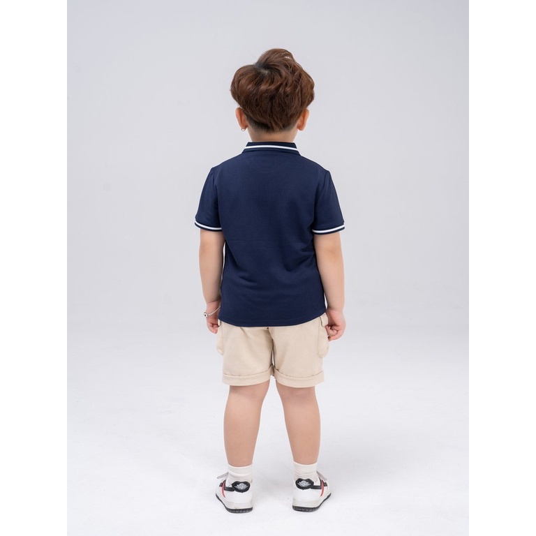 Áo polo trẻ em cafe dáng suông chống tia UV YODY siêu nhẹ siêu mát kiểm soát mùi cơ thể khử khuẩn- APK5129