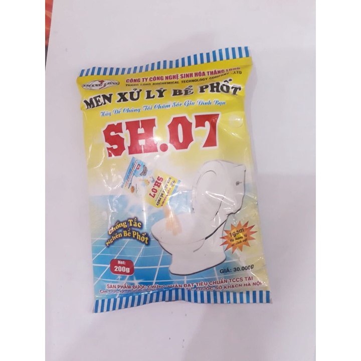 MEN XỬ LÍ BỂ PHỐT SH 07.