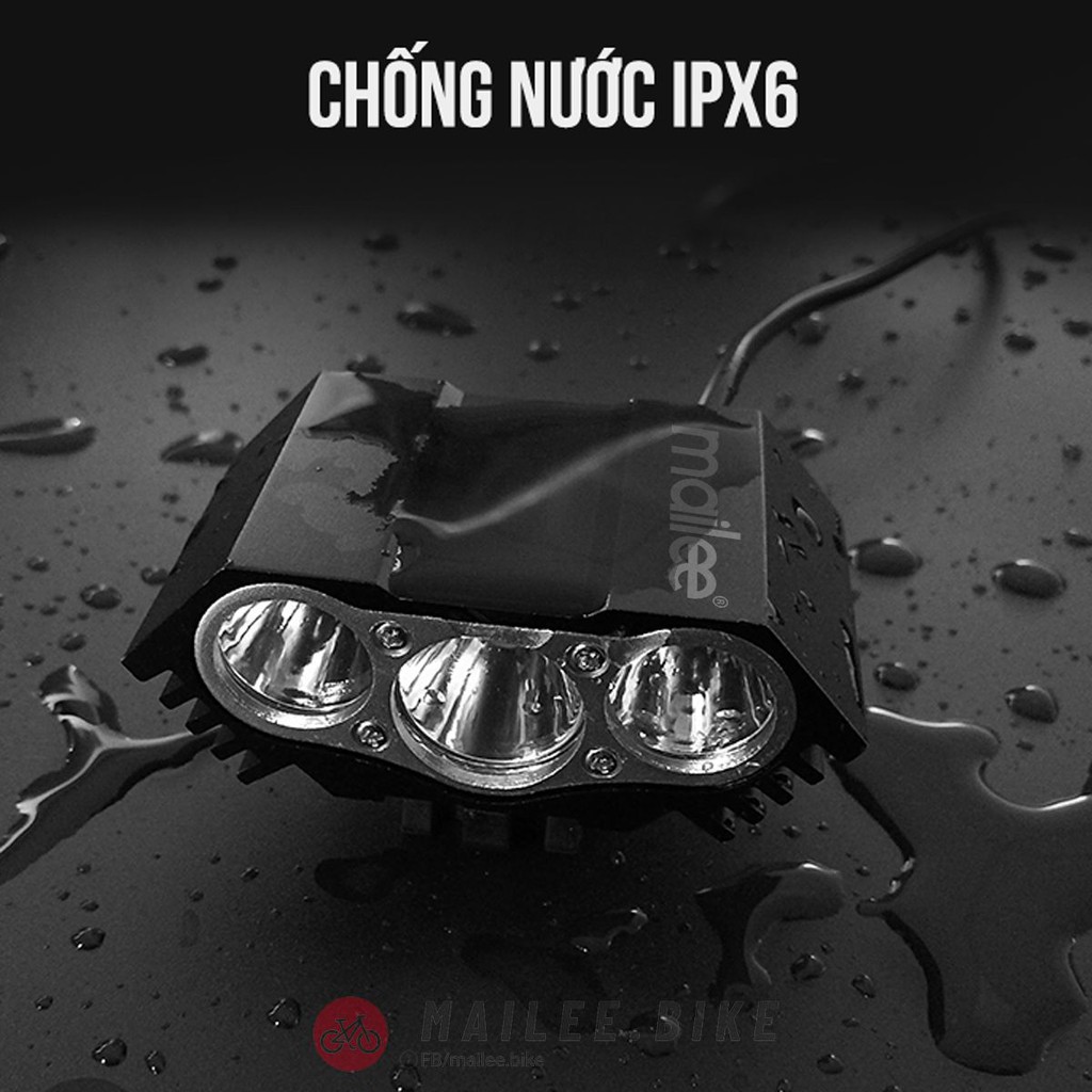 Đèn Xe Đạp Siêu Sáng 900 Lumens Gắn Ghi Đông Xe Đạp Chống Nước Cao Cấp Chiếu Sáng Xa Với 4 Chế Độ Sáng