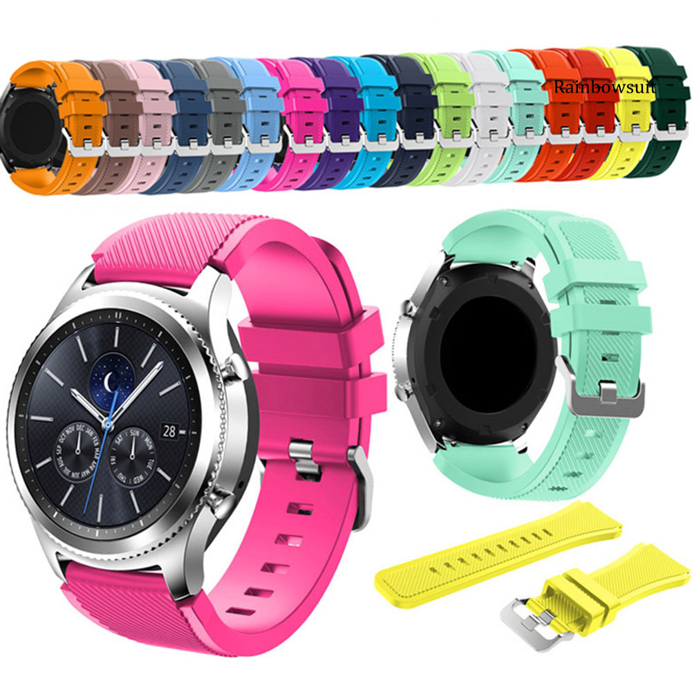 Dây Đeo Silicone Cho Đồng Hồ Thông Minh Samsung Gear S3 Frontier / Classic