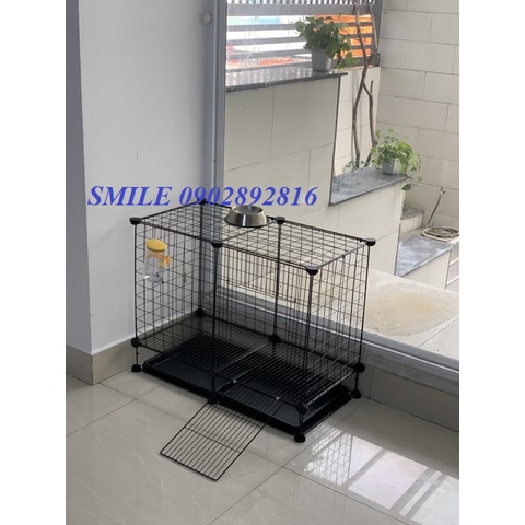 [CÓ BỎ SỈ] COMBO CHUỒNG QUÂY LƯỚI LẮP GHÉP SƠN TĨNH ĐIỆN CHO THÚ CƯNG TIỆN LỢI