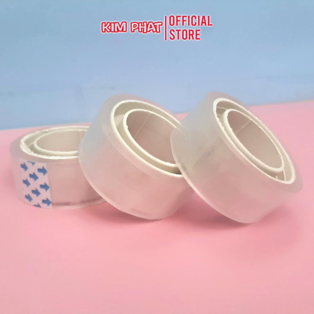 Băng dính văn phòng, băng keo nhỏ màu trắng