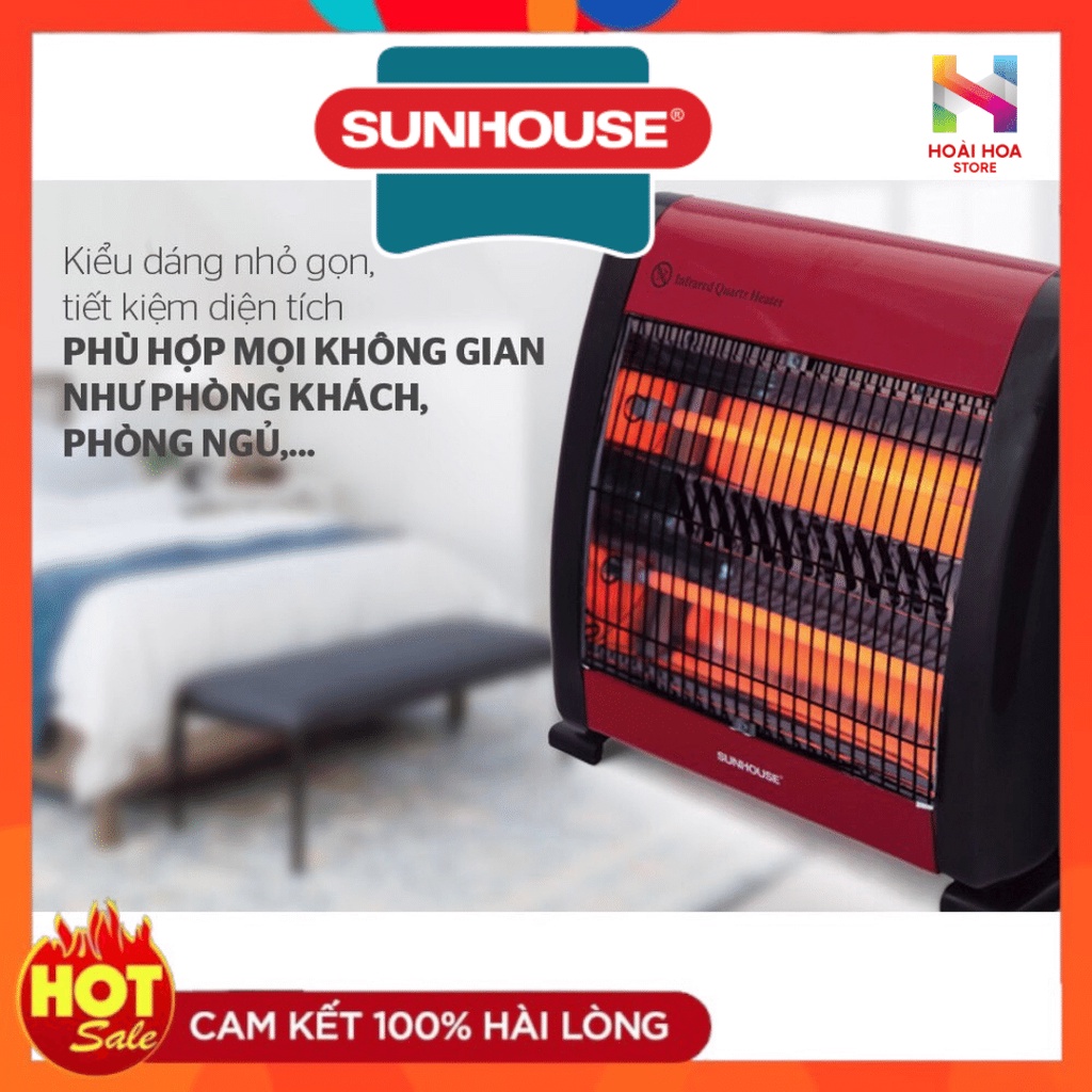 Máy Sưởi Sunhouse Quạt Sưởi Ấm Phòng Ngủ Đèn Sưởi Ấm Cho Bé