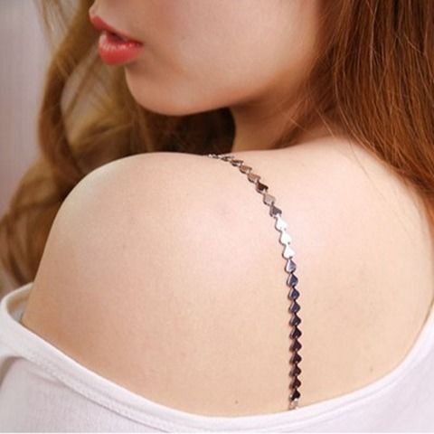 Dây Đeo Áo Ngực Trong Suốt Vô Hình Có Đính Đá Giả Kim Cương Hình Trái Tim Vô Hình Bằng Dây Xích Vô Hình Cho Tàu Lửa