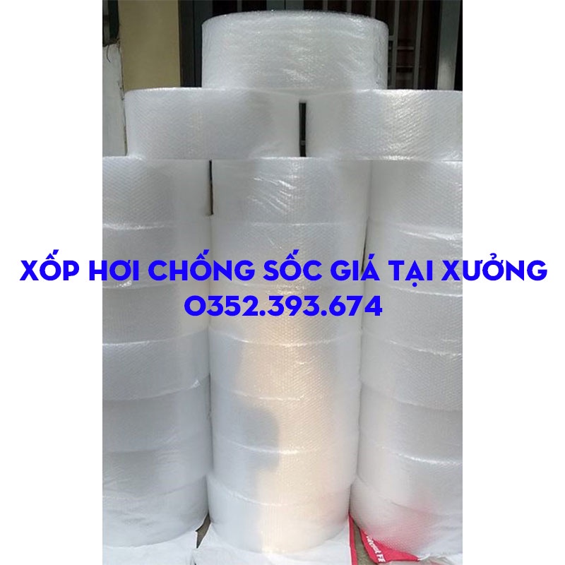 Cuộn Bóng Khí, Chống Sốc, Xốp Nổ, Màng Xốp Hơi Đóng Hàng 0.5x100 m