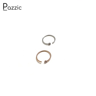 Khuyên giả kẹp mũi đính đá Pazzic