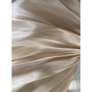 Chân Váy midi lụa Organza cao cấp - ord