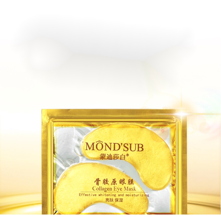 Mặt Nạ Collagen Màu Vàng Làm Mờ Quầng Thâm Bọng Và Nếp Nhăn Hiệu Quả Cho Mắt | BigBuy360 - bigbuy360.vn