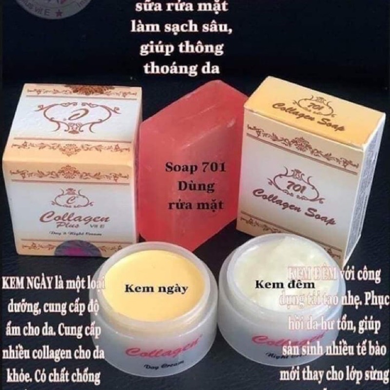 Kem dưỡng Collagen Plus Vit E ngày và đêm