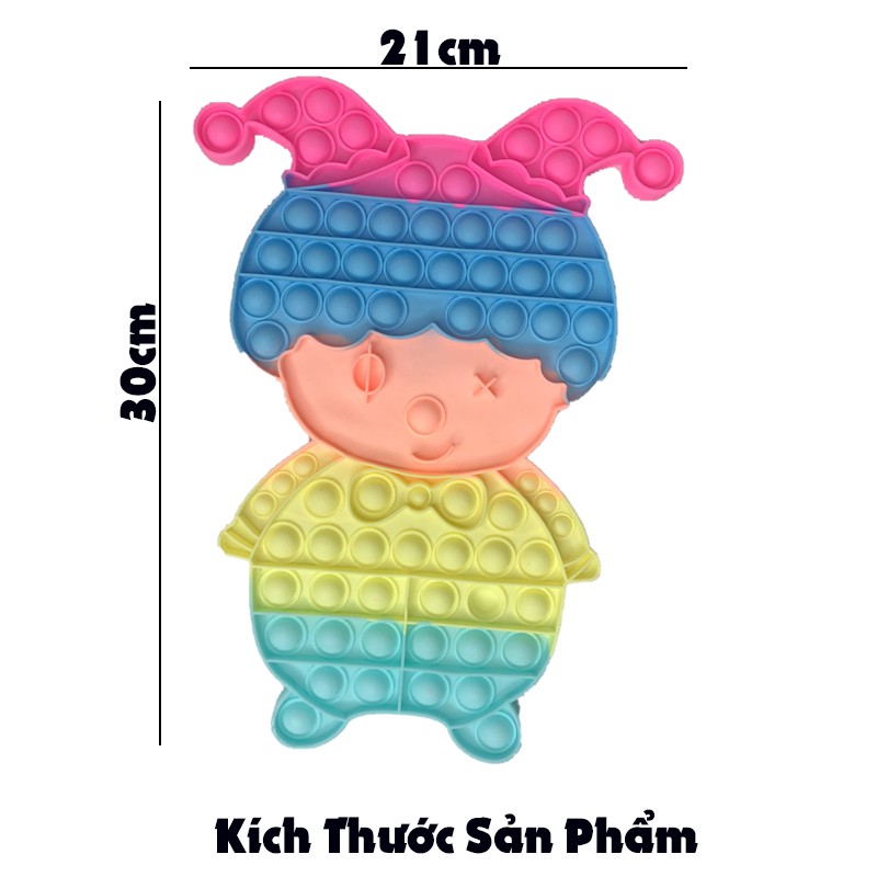 Pop It Khổng Lồ Giá Rẻ Among US Cao 30cm - Đồ Chơi Giảm Stress, Căng Thăng Cho Bé - Smarthome Toys