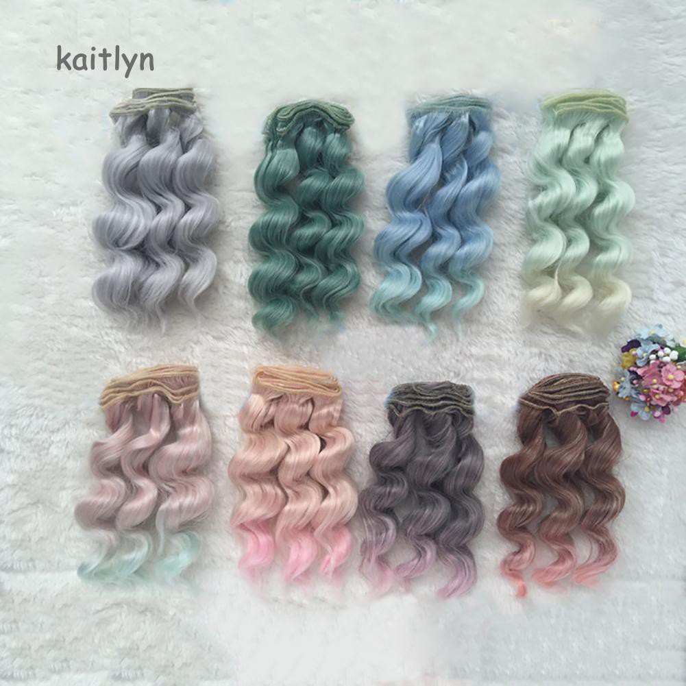 Kaitlyn☺Doll DIY Wig Curly Wavy Hair for Barbie Dolls Repair Accessory Kid Children Toy